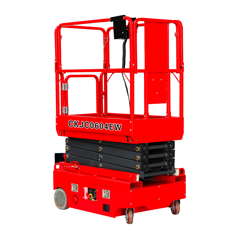 CKJC0705EW CKJC0604EW CKJC0503EW Mini élévateur à ciseaux Mobile électrique avec roue universelle 